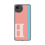 スリムプロテクションケース［ オリジナル - initial color line - H pink ］