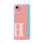スリムプロテクションケース［ オリジナル - initial color line - H pink ］