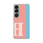 スリムプロテクションケース［ オリジナル - initial color line - H pink ］