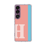スリムプロテクションケース［ オリジナル - initial color line - H pink ］