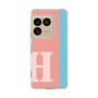 スリムプロテクションケース［ オリジナル - initial color line - H pink ］