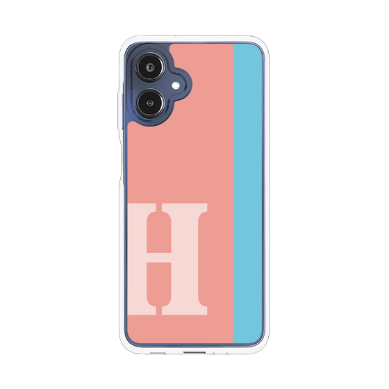 スリムプロテクションケース［ オリジナル - initial color line - H pink ］