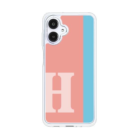 スリムプロテクションケース［ オリジナル - initial color line - H pink ］