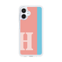 スリムプロテクションケース［ オリジナル - initial color line - H pink ］