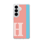 スリムプロテクションケース［ オリジナル - initial color line - H pink ］