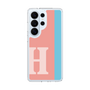 スリムプロテクションケース［ オリジナル - initial color line - H pink ］