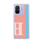 スリムプロテクションケース［ オリジナル - initial color line - H pink ］