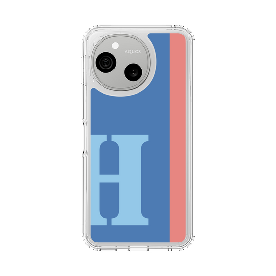 スリムプロテクションケース［ オリジナル - initial color line - H blue ］