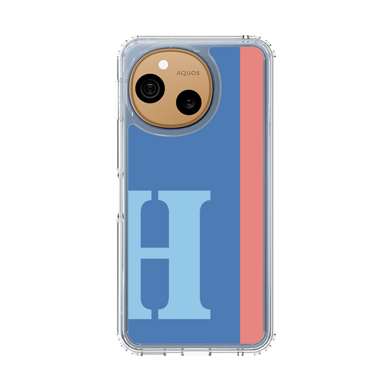 スリムプロテクションケース［ オリジナル - initial color line - H blue ］