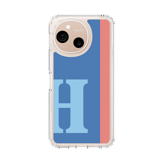 スリムプロテクションケース［ オリジナル - initial color line - H blue ］