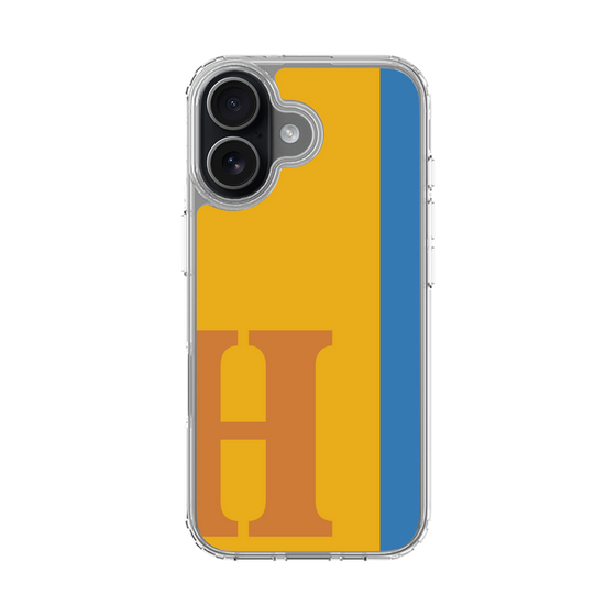 スリムプロテクションケース［ オリジナル - initial color line - H orange ］