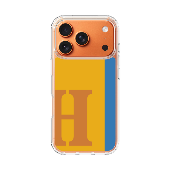 スリムプロテクションケース［ オリジナル - initial color line - H orange ］