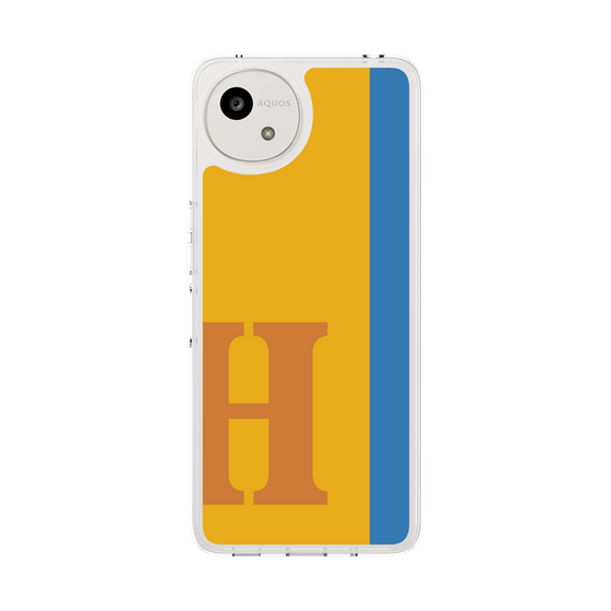 スリムプロテクションケース［ オリジナル - initial color line - H orange ］