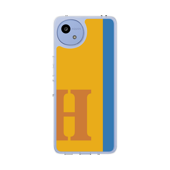 スリムプロテクションケース［ オリジナル - initial color line - H orange ］
