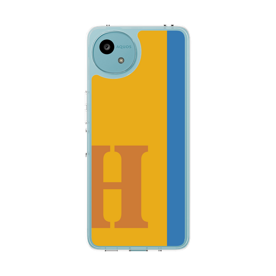スリムプロテクションケース［ オリジナル - initial color line - H orange ］