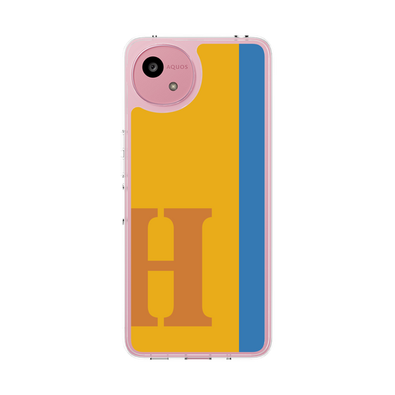 スリムプロテクションケース［ オリジナル - initial color line - H orange ］