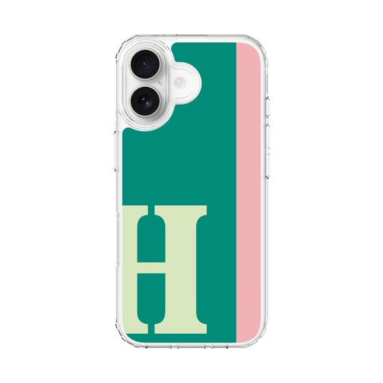 スリムプロテクションケース［ オリジナル - initial color line - H green ］