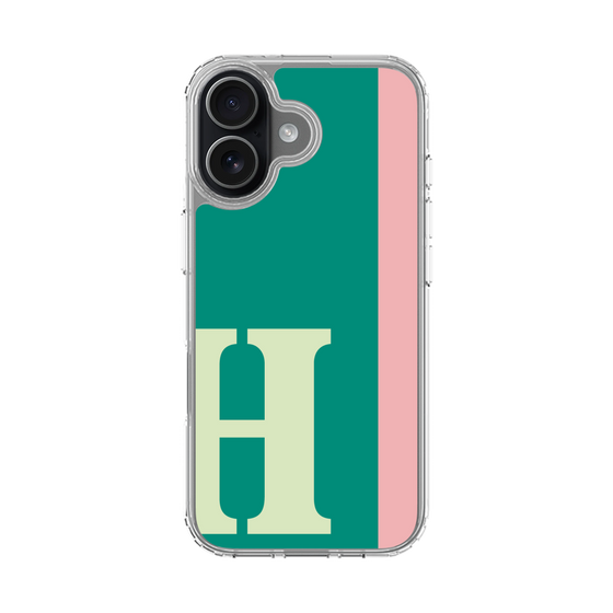 スリムプロテクションケース［ オリジナル - initial color line - H green ］