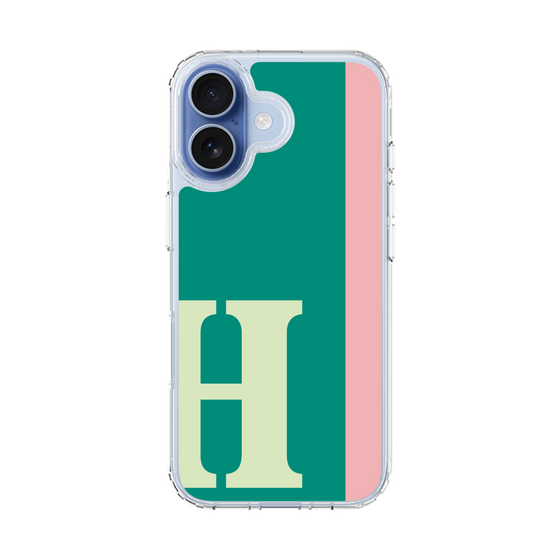 スリムプロテクションケース［ オリジナル - initial color line - H green ］