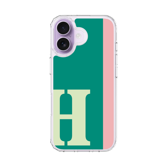 スリムプロテクションケース［ オリジナル - initial color line - H green ］