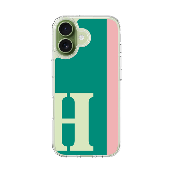 スリムプロテクションケース［ オリジナル - initial color line - H green ］