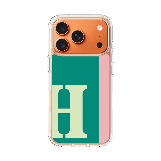 スリムプロテクションケース［ オリジナル - initial color line - H green ］