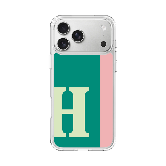 スリムプロテクションケース［ オリジナル - initial color line - H green ］