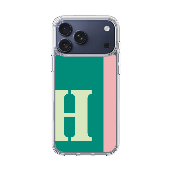 スリムプロテクションケース［ オリジナル - initial color line - H green ］