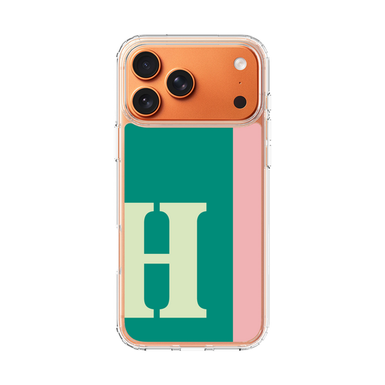 スリムプロテクションケース［ オリジナル - initial color line - H green ］