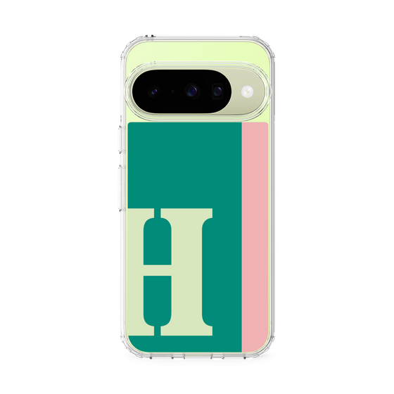 スリムプロテクションケース［ オリジナル - initial color line - H green ］