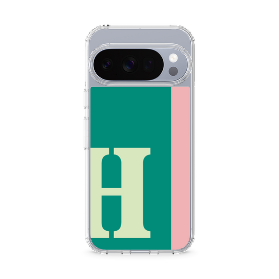 スリムプロテクションケース［ オリジナル - initial color line - H green ］