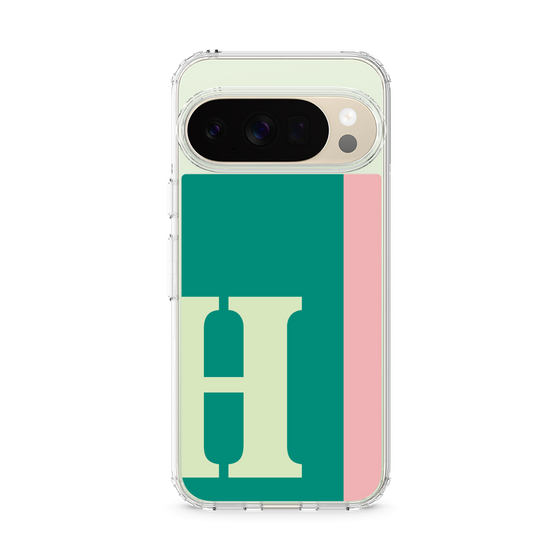 スリムプロテクションケース［ オリジナル - initial color line - H green ］