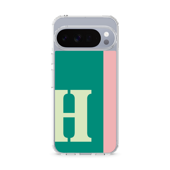 スリムプロテクションケース［ オリジナル - initial color line - H green ］