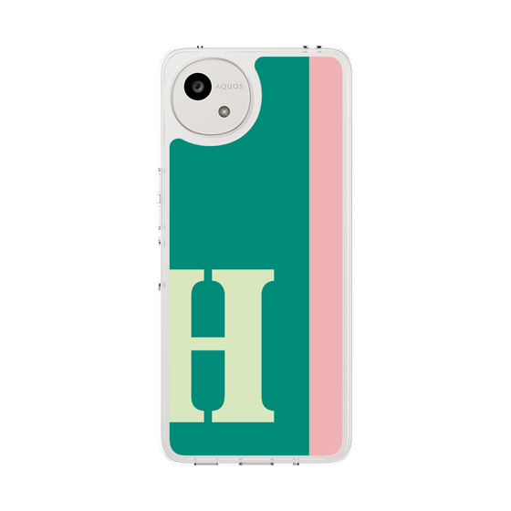 スリムプロテクションケース［ オリジナル - initial color line - H green ］