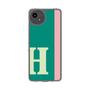 スリムプロテクションケース［ オリジナル - initial color line - H green ］