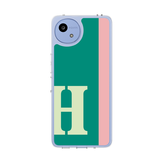 スリムプロテクションケース［ オリジナル - initial color line - H green ］