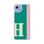スリムプロテクションケース［ オリジナル - initial color line - H green ］