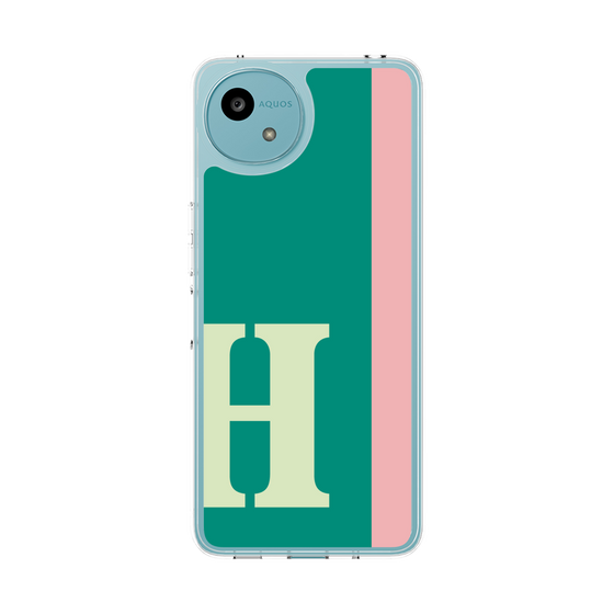 スリムプロテクションケース［ オリジナル - initial color line - H green ］