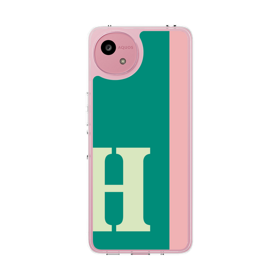 スリムプロテクションケース［ オリジナル - initial color line - H green ］