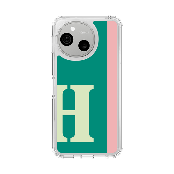 スリムプロテクションケース［ オリジナル - initial color line - H green ］