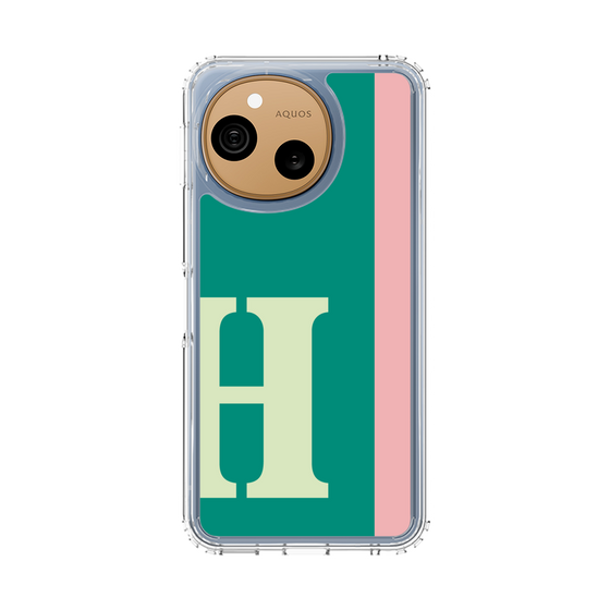 スリムプロテクションケース［ オリジナル - initial color line - H green ］