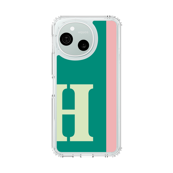 スリムプロテクションケース［ オリジナル - initial color line - H green ］