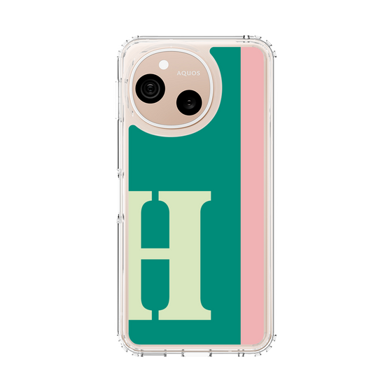 スリムプロテクションケース［ オリジナル - initial color line - H green ］