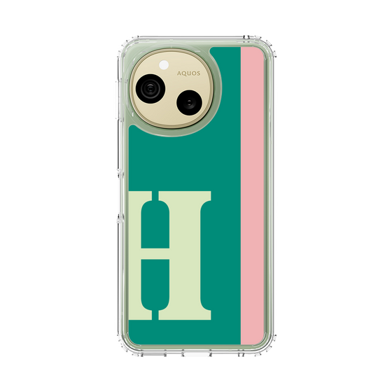 スリムプロテクションケース［ オリジナル - initial color line - H green ］