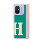 スリムプロテクションケース［ オリジナル - initial color line - H green ］