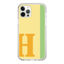 スリムプロテクションケース［ オリジナル - initial color line - H yellow ］