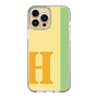 スリムプロテクションケース［ オリジナル - initial color line - H yellow ］