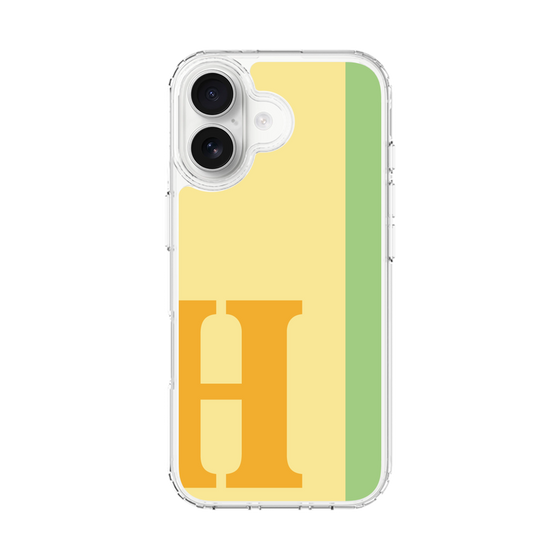 スリムプロテクションケース［ オリジナル - initial color line - H yellow ］