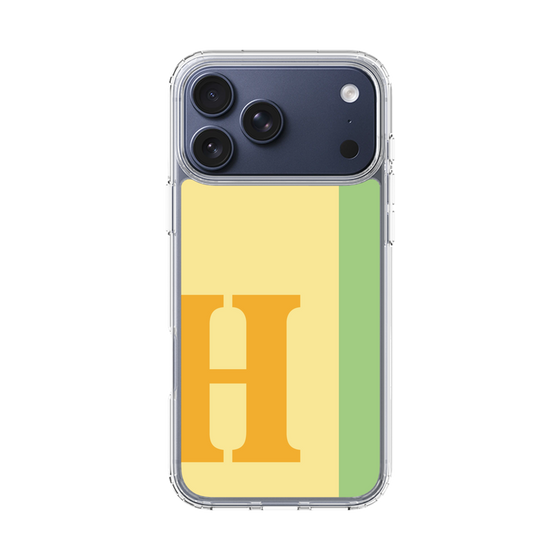 スリムプロテクションケース［ オリジナル - initial color line - H yellow ］