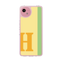 スリムプロテクションケース［ オリジナル - initial color line - H yellow ］